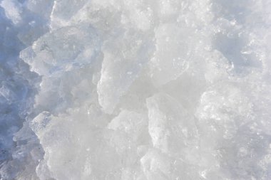 ezilmiş buz parçaları ve kar arkaplan dokusu