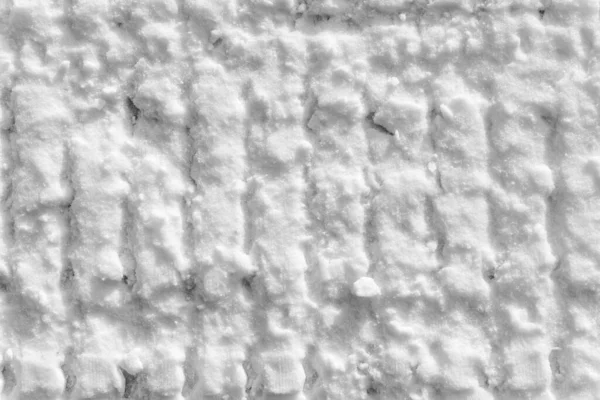 Bílá Sněhová Textura Pozadí Svěží Sněhové Textury Modrém Tónu Stopy — Stock fotografie
