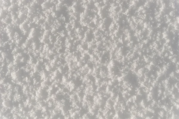 純白の雪の質感 新雪の質感 ザラザラとした雪面 — ストック写真