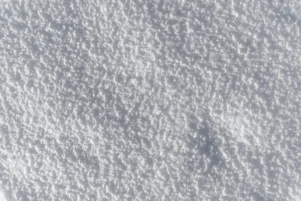White Pure Snow Texture Background Fresh Snow Texture Blue Tone — Stock Photo, Image
