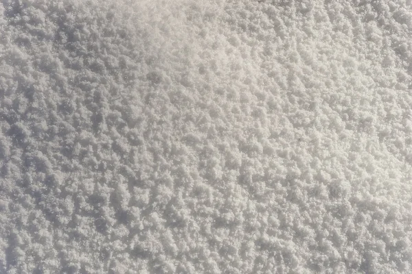 Biała Czysta Faktura Śniegu Tło Świeżego Śniegu Szorstka Śnieżna Powierzchnia — Zdjęcie stockowe