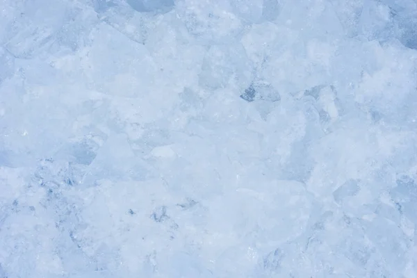 Crushed Pieces Ice Snow Background Texture — Stock Photo, Image