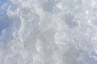 ezilmiş buz parçaları ve kar arkaplan dokusu