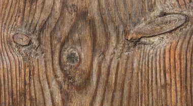 Düğüm desenli kahverengi tahta kaplama