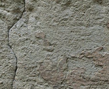 Çatlak duvar arkaplan desenli sert beton alçı parçası, grunge