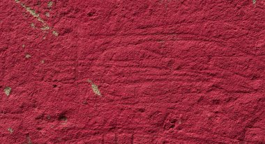 Parça eski kırmızı alçı duvar arka plan dokusu, grunge