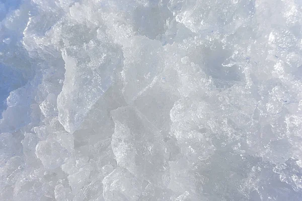 ezilmiş buz parçaları ve kar arkaplan dokusu
