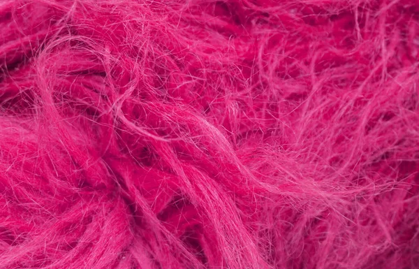 Lila Fluffig Ull Struktur Rosa Djur Ull Bakgrund Målad Päls — Stockfoto