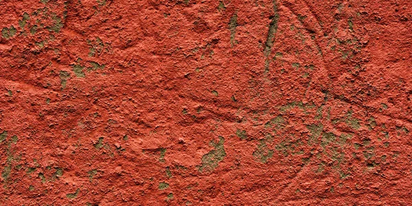 フラグメント古い赤ラフ石膏壁の背景テクスチャ グランジ — ストック写真