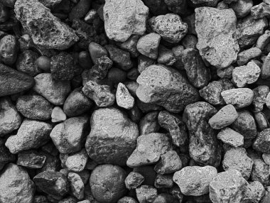 Gri taşlar arka plan dokusunu çakıllaştırır
