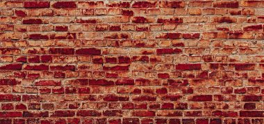 Eski kırmızı tuğla duvar arkaplanı