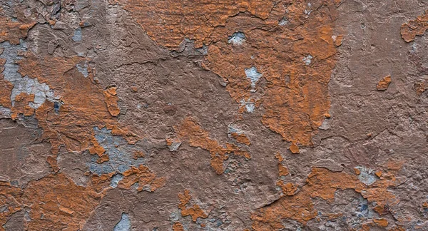 Döküntü arkaplanı olan eski beton duvar.