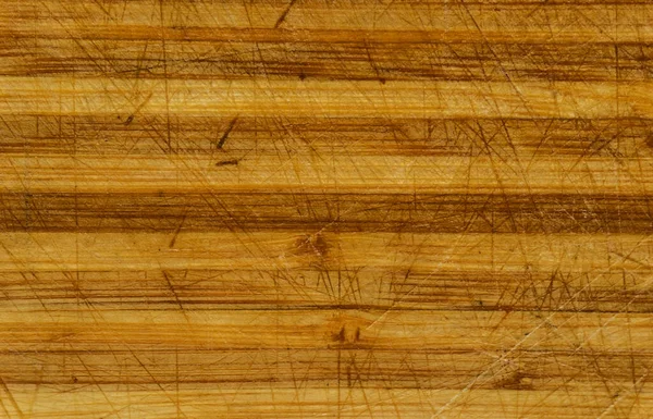 Tablero Madera Viejo Con Rasguños Textura Fondo Tabla Cortar Marrón — Foto de Stock