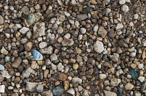 川石砂利の背景の質感 — ストック写真