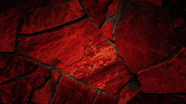 Pièces Rouges Rugueuses Béton Mur Pierre Granit Fond — Photo