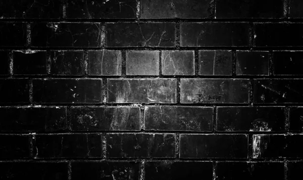Ladrillo Negro Viejo Una Textura Fondo Pared Punto Brillante Ladrillo —  Fotos de Stock