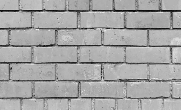 Vieux Fond Texture Mur Brique Blanche Brique Blanche Peinte Altérée — Photo