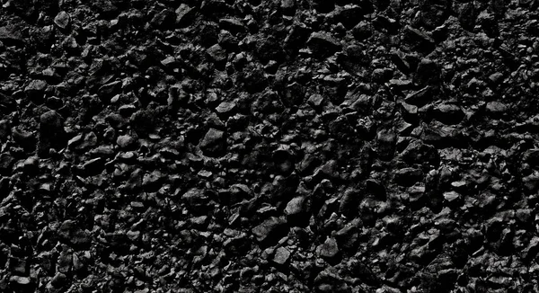 Black Rough Concrete Wall Gravel Background Texture — Stock Photo, Image