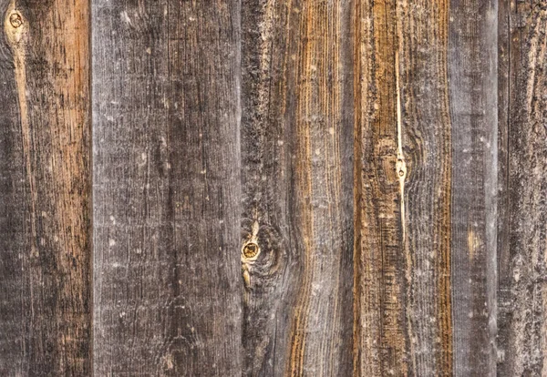 Old Brown Wooden Boards Background Texture Old Peeling Wooden Fence — Stock Photo, Image