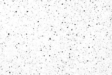 Beyaz arkaplanda kaotik siyah boke, koyu benekli doku, soyutlama, düşen kar, yıldız gökyüzü, aydınlık dokunun karanlık parıltısı