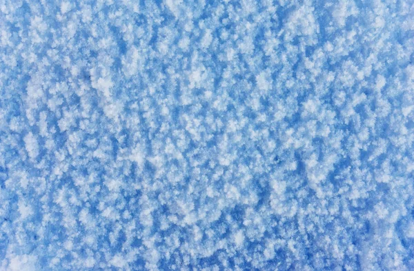 Branco Textura Neve Pura Fundo Textura Neve Fresca Tom Azul — Fotografia de Stock