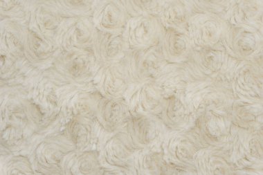 Beyaz yün doku arka plan, pamuk, beyaz doğal koyun yünü, bej kabarık kürk, parça beyaz halı, örgü desenli ince yün, bükülmüş kumaş fabrika kumaşı.