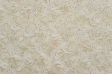 Beyaz yün doku arka plan, pamuk, beyaz doğal koyun yünü, bej kabarık kürk, parça beyaz halı, örgü desenli ince yün, bükülmüş kumaş fabrika kumaşı.