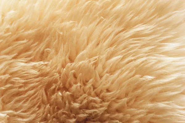 Bruine Zachte Wol Textuur Achtergrond Katoen Wol Lichte Gember Natuurlijke — Stockfoto