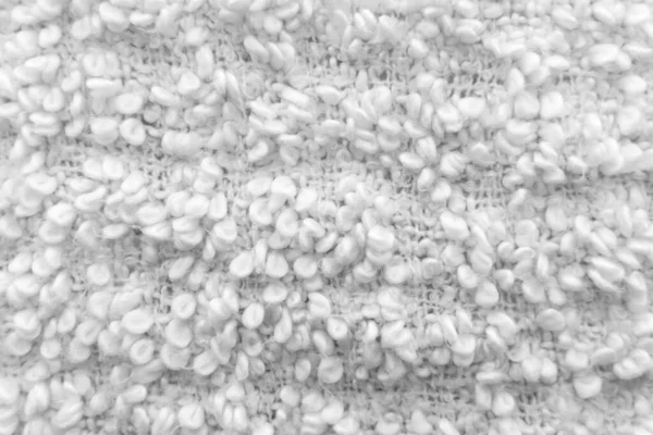 Yün Topaklı Beyaz Kumaş Dokusu Beyaz Yünden Pelerin — Stok fotoğraf