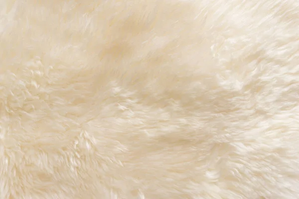 Bianco Soffice Trama Lana Pecora Sfondo Lana Naturale Beige Texture — Foto Stock