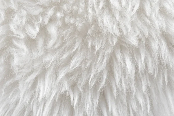 Weiße Wolle Mit Weißer Oberseite Textur Hintergrund Leichte Natürliche Schafwolle — Stockfoto