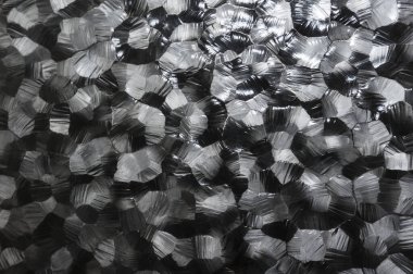 Siyah desenli cam, koyu parlak cam yüzey desen desenli arka plan, soyutlama