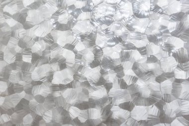 Beyaz desenli cam, parlak cam yüzey desen desenli arka plan, soyutlama