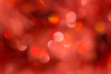 Soyut kırmızı ve siyah odaklı dairesel fakül. Bokeh bulanık renk ışığı arka planı kullanabilir