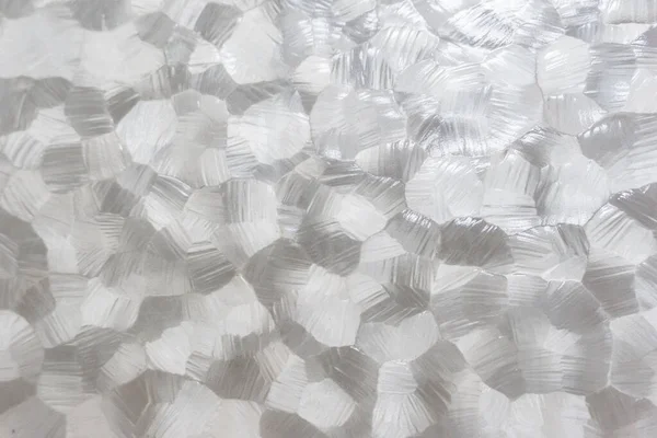 Weißes Relief Textur Glas Glänzende Glasoberfläche Mit Muster Textur Hintergrund — Stockfoto