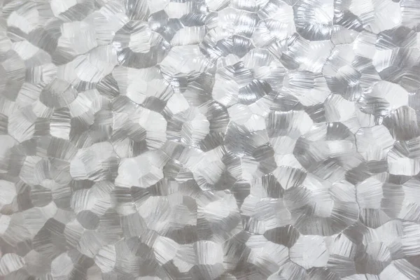 Weißes Relief Textur Glas Glänzende Glasoberfläche Mit Muster Textur Hintergrund — Stockfoto
