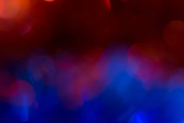 Resumen Facula Circular Desenfocada Azul Rojo Bokeh Borrosa Luz Color — Foto de Stock