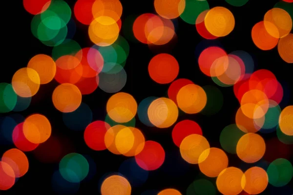 Astratto Colorato Sfocato Facula Circolare Luce Colore Sfocata Bokeh Può — Foto Stock