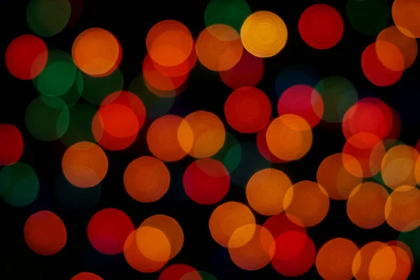 Abstrakte Bunte Defokussierte Kreisförmige Facula Bokeh Verschwommenes Farblicht Kann Hintergrund — Stockfoto