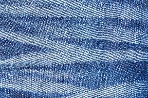 Blue Jeans Pleats Textured Background — Stock Photo, Image