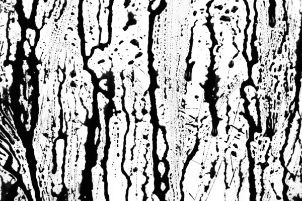 白を基調とした黒絵具を垂らす 燃料油の飛沫 落下及び跡の流れ — ストック写真