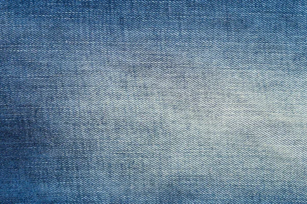 Vervaagde Blauwe Jeans Textuur Achtergrond — Stockfoto