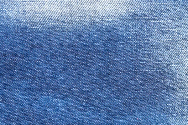 Vervaagde Blauwe Jeans Textuur Achtergrond — Stockfoto