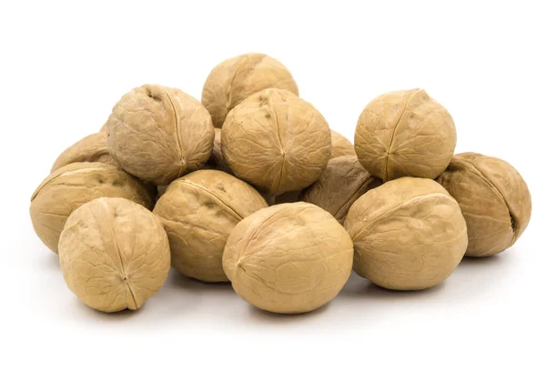 Walnuts Isolated White Background — Stock Photo, Image