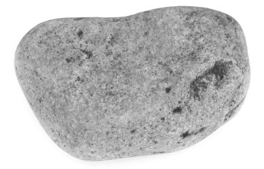 Doğal büyük taş, beyaz arka planda izole edilmiş kaldırım taşı. Banyo ve saunalar için taşlar.