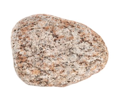 Doğal büyük taş, beyaz arka planda izole edilmiş kaldırım taşı. Banyo ve saunalar için taşlar.