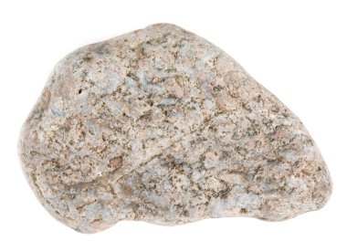 Doğal büyük taş, beyaz arka planda izole edilmiş kaldırım taşı. Banyo ve saunalar için taşlar.