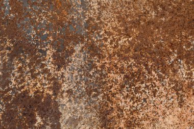 Paslı metal arka plan dokusu. Eski paslı demir. Yakın çekim.