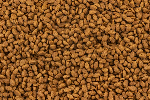 Żywność Dla Zwierząt Tle Sucha Konsystencja Pokarmu Dla Kotów Psów — Zdjęcie stockowe