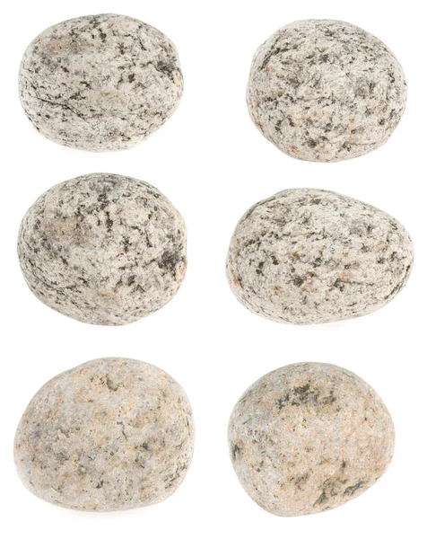 Φυσική Μεγάλη Πέτρα Λιθόστρωτη Που Απομονώνεται Λευκό Φόντο Πέτρες Για — Φωτογραφία Αρχείου